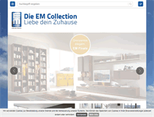 Tablet Screenshot of europa-moebel-collection.de